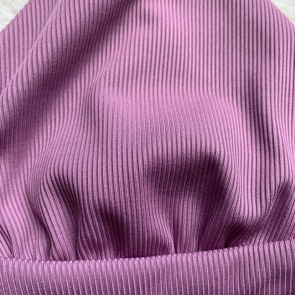 La Vie En Rose V-Neck Ribbed Bikini Set - Picture 7 of 15